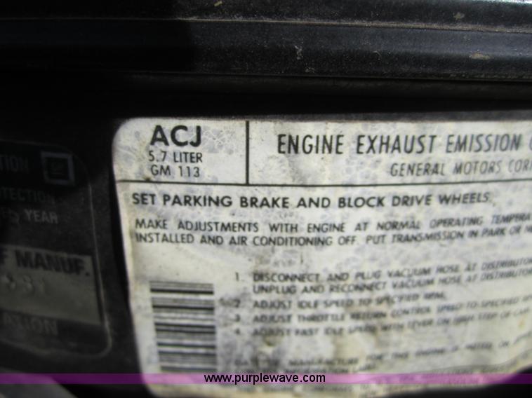 image for item D5715 1981 Chevrolet K30 fire truck