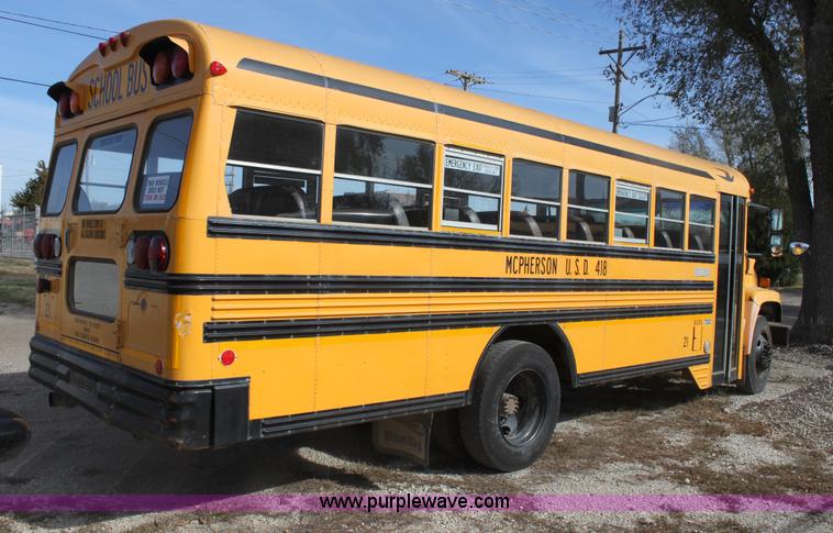 image for item E4304 1996 Blue Bird school bus