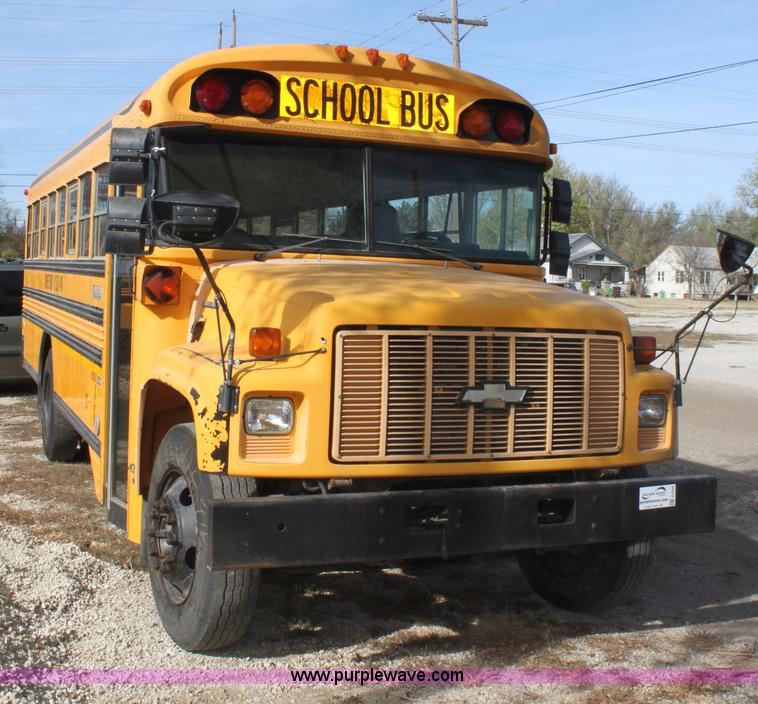image for item E4304 1996 Blue Bird school bus