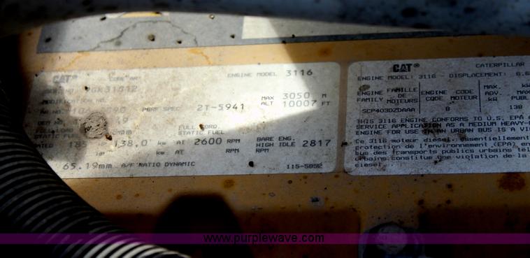 image for item E4304 1996 Blue Bird school bus