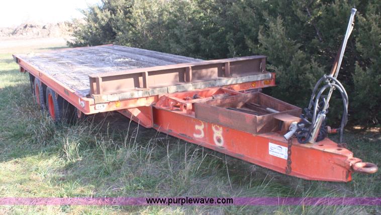 image for item F2506 1980 Luttig tilt bed trailer