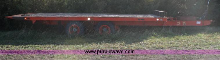 image for item F2506 1980 Luttig tilt bed trailer