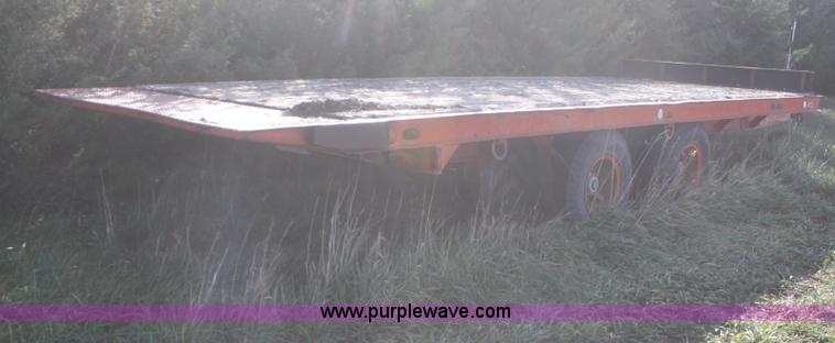 image for item F2506 1980 Luttig tilt bed trailer