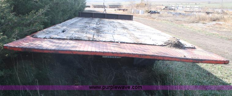 image for item F2506 1980 Luttig tilt bed trailer