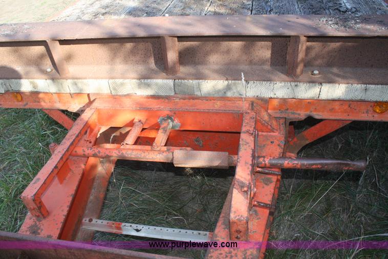 image for item F2506 1980 Luttig tilt bed trailer