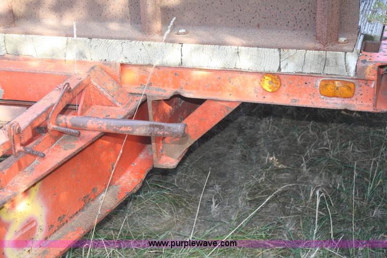 image for item F2506 1980 Luttig tilt bed trailer