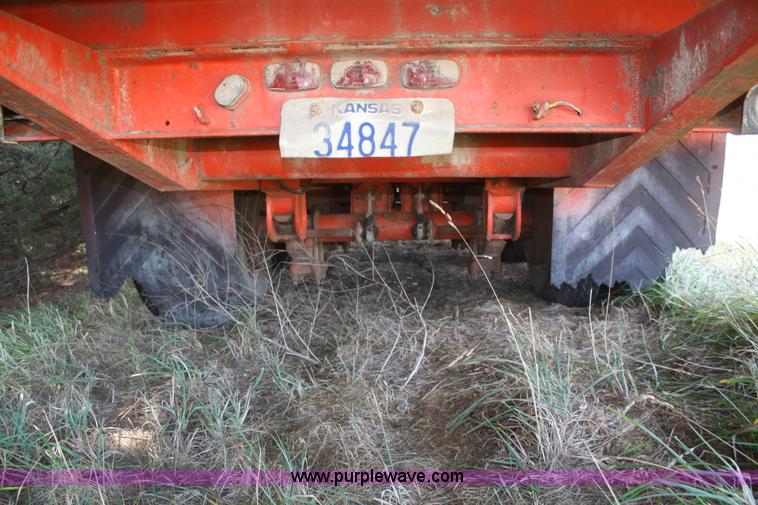 image for item F2506 1980 Luttig tilt bed trailer