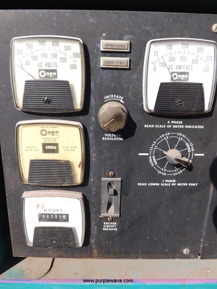 image for item F6273 Onan 175 KW generator