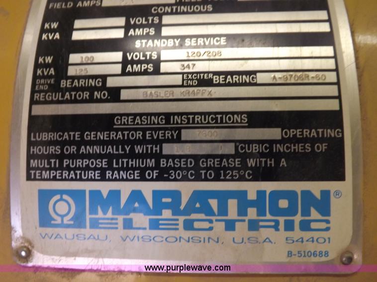 image for item F6284 Magna One 100 KW generator