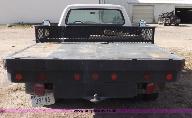 image for item F6296 1982 Dodge Ram D350 custom flatbed truck