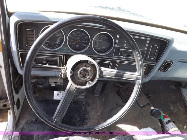 image for item F6296 1982 Dodge Ram D350 custom flatbed truck