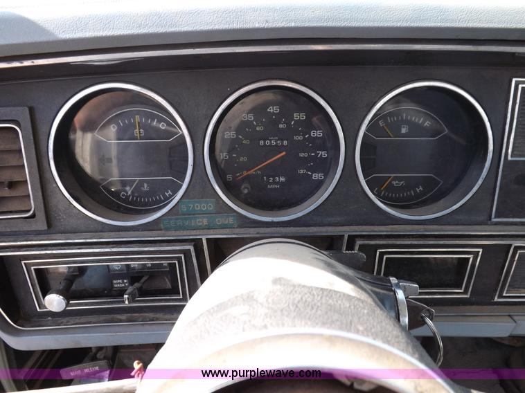 image for item F6296 1982 Dodge Ram D350 custom flatbed truck