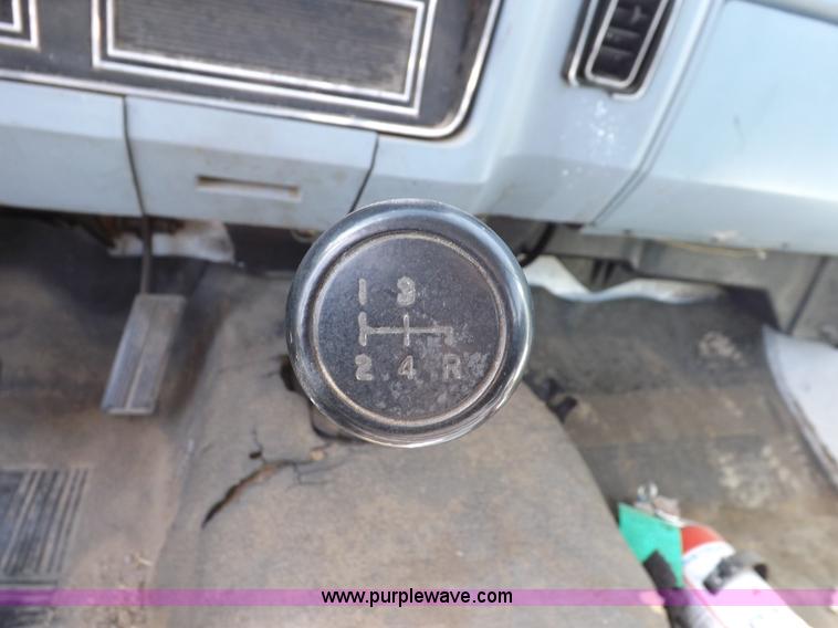 image for item F6296 1982 Dodge Ram D350 custom flatbed truck