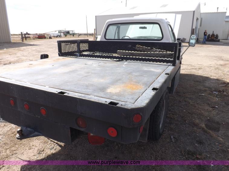 image for item F6296 1982 Dodge Ram D350 custom flatbed truck
