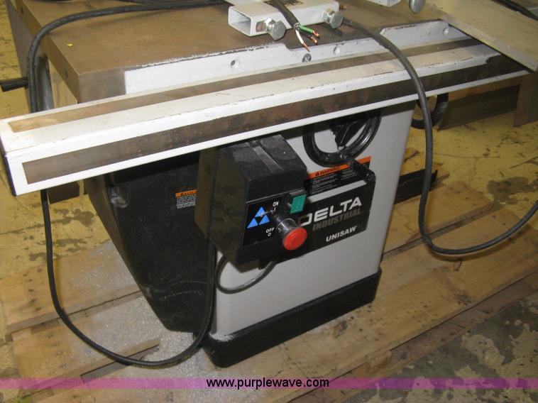 image for item M9118 Delta uni-saw commercial table saw