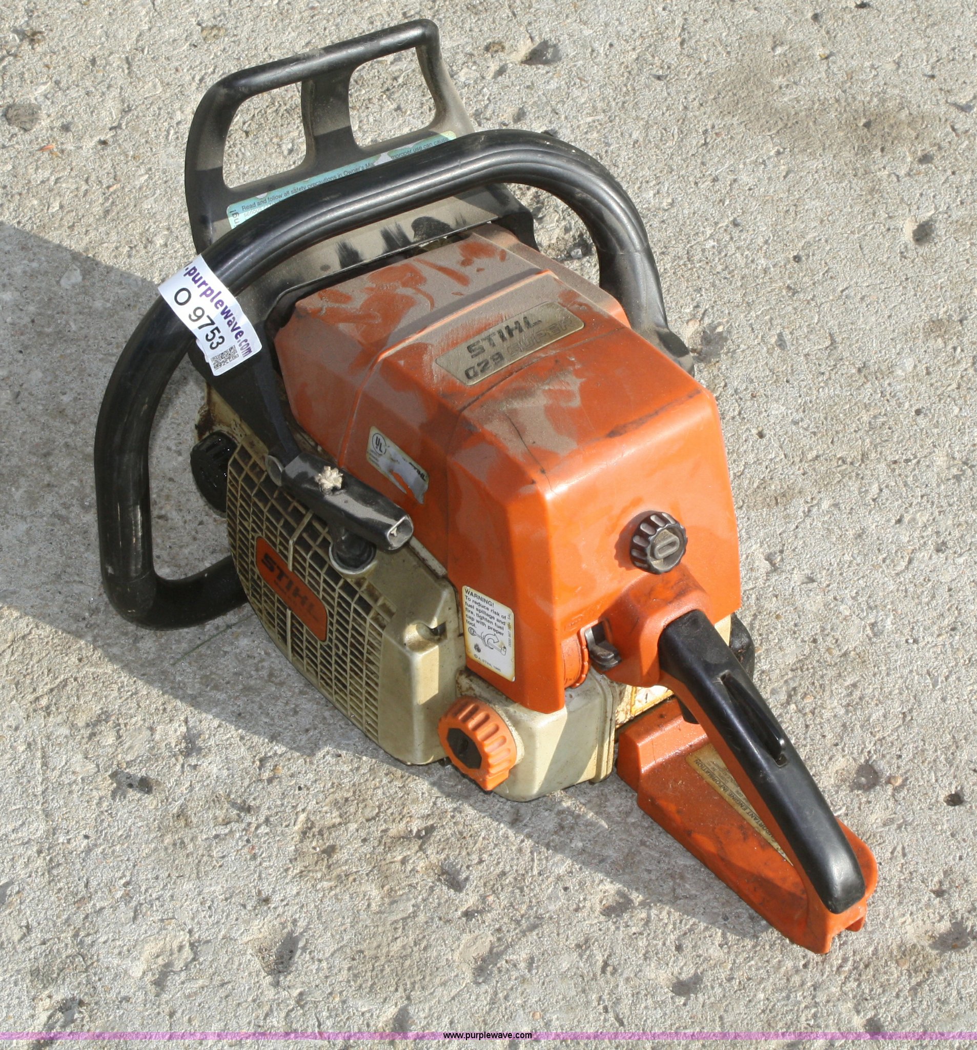 Stihl 029 Super chain saw in Atchison, KS Item O9753 sold Purple Wave