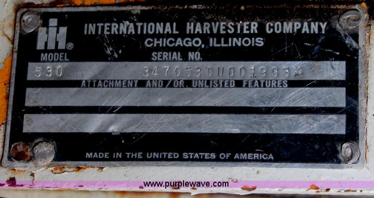 image for item C2878 International 530 Pay Loader wheel loader