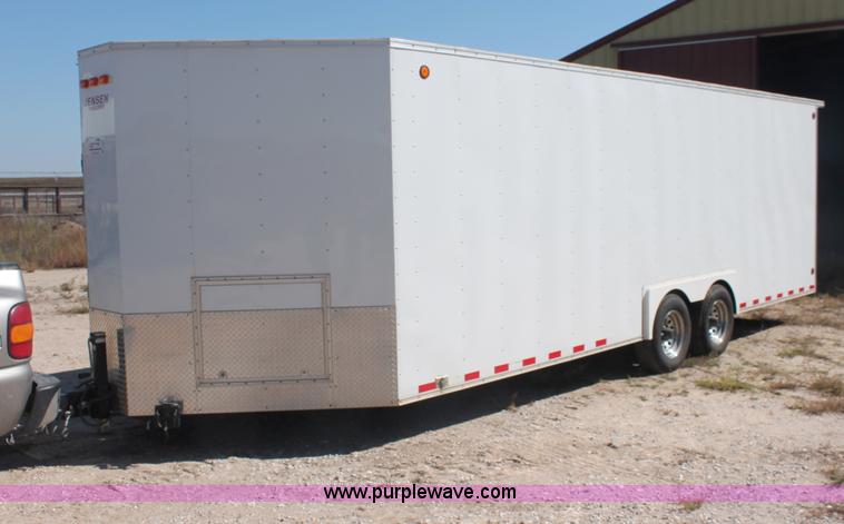 image for item C2893 1996 Jensen 26' tandem axle enclosed trailer