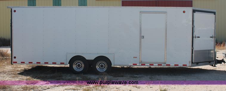 image for item C2893 1996 Jensen 26' tandem axle enclosed trailer