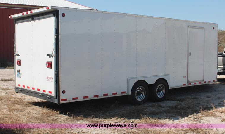 image for item C2893 1996 Jensen 26' tandem axle enclosed trailer