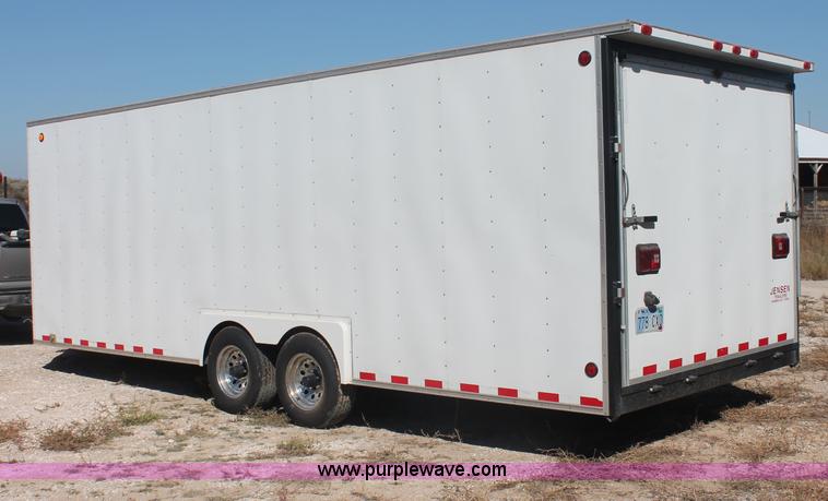 image for item C2893 1996 Jensen 26' tandem axle enclosed trailer
