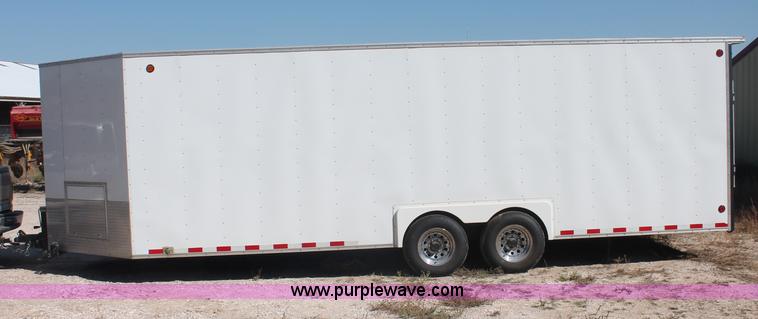 image for item C2893 1996 Jensen 26' tandem axle enclosed trailer