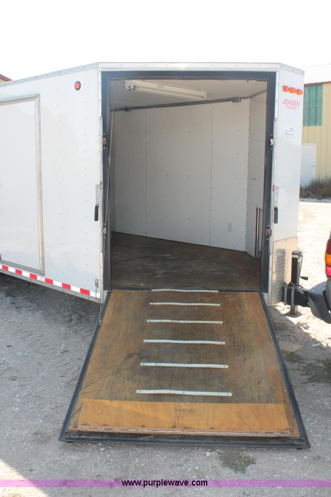 image for item C2893 1996 Jensen 26' tandem axle enclosed trailer