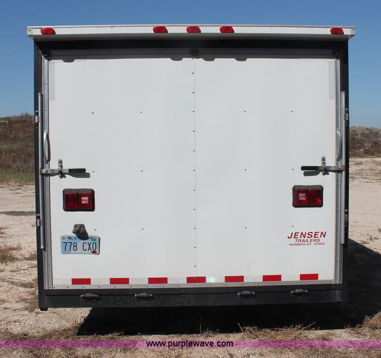 image for item C2893 1996 Jensen 26' tandem axle enclosed trailer
