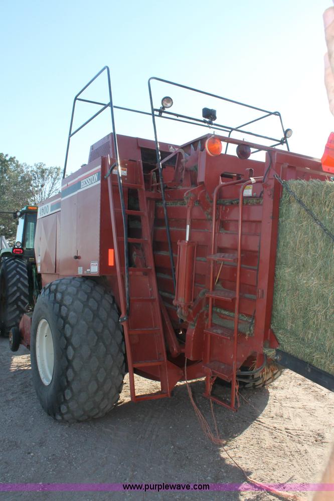 image for item C2901 Hesston 4900 large square baler