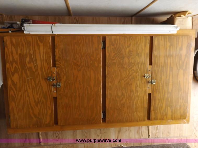 image for item F6105 1989 Tommy's Trailers tandem axle enclosed gooseneck trailer