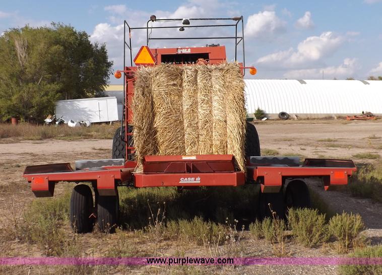 image for item F6107 2001 Case IH 8590 baler with accumulator