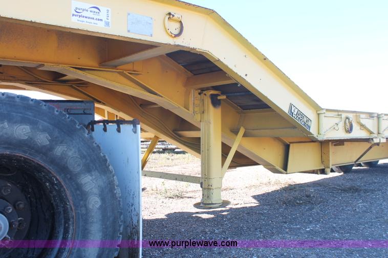 image for item F6110 1976 Wisconsin 40' drop deck trailer