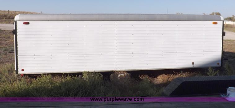 image for item F6139 1977 Wells cargo enclosed trailer