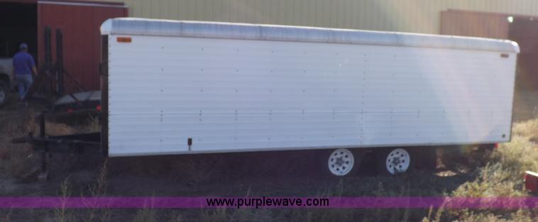 image for item F6139 1977 Wells cargo enclosed trailer