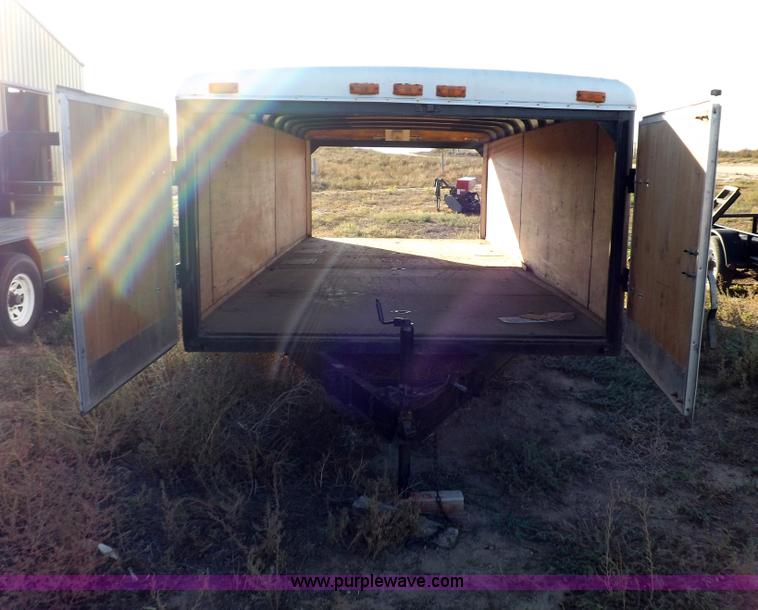 image for item F6139 1977 Wells cargo enclosed trailer