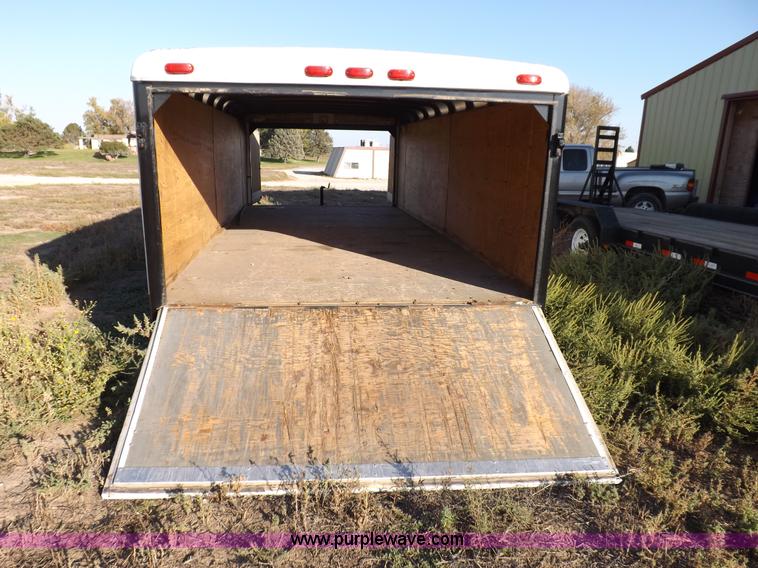 image for item F6139 1977 Wells cargo enclosed trailer