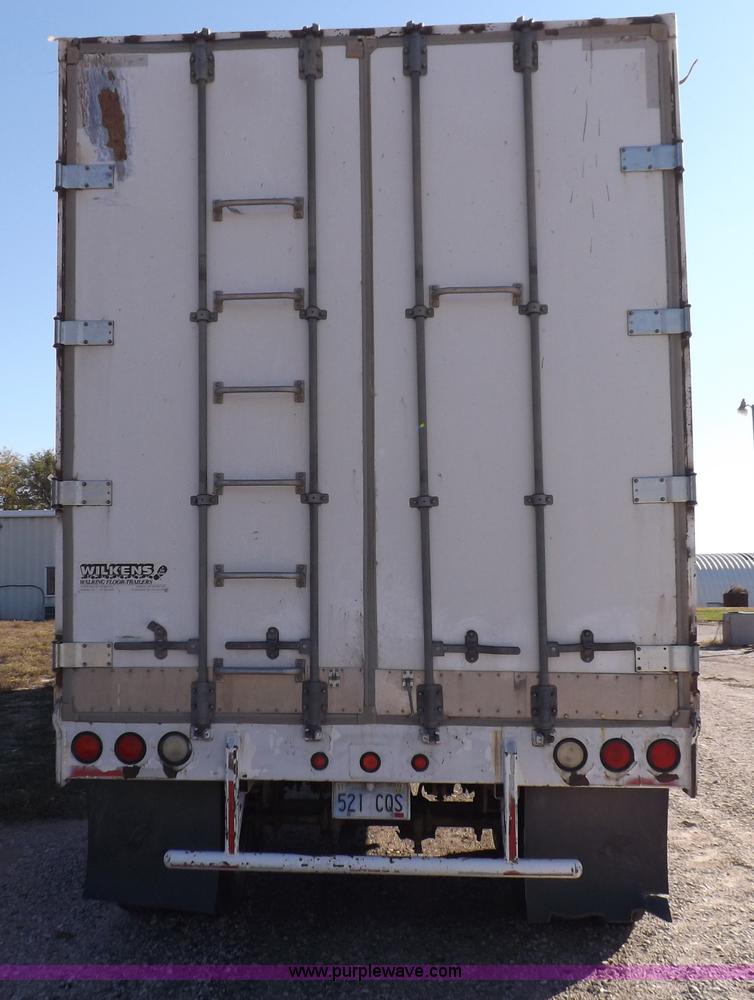 image for item F6183 1991 Wilkens walking floor trailer