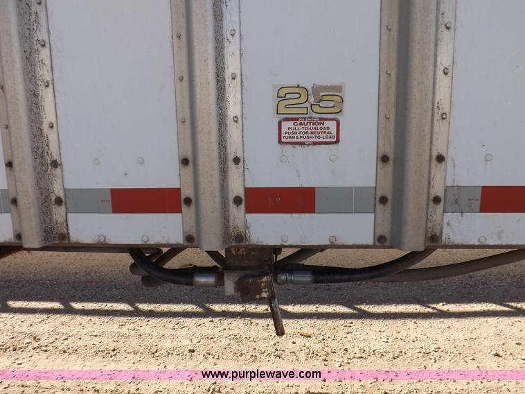 image for item F6183 1991 Wilkens walking floor trailer