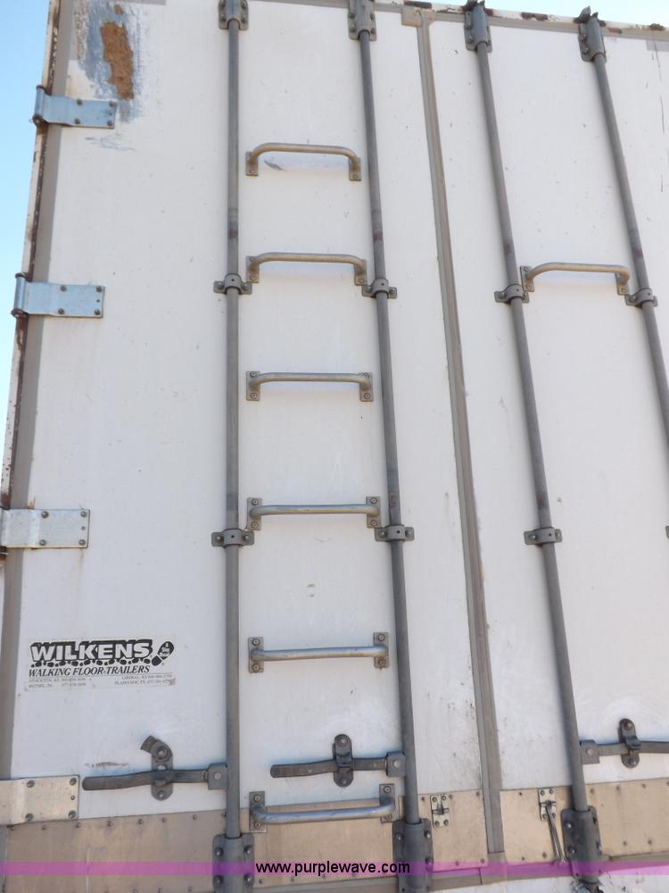 image for item F6183 1991 Wilkens walking floor trailer