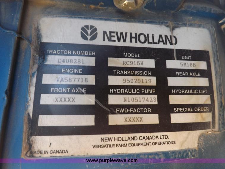 image for item F6186 1995 Ford New Holland 8870 tractor