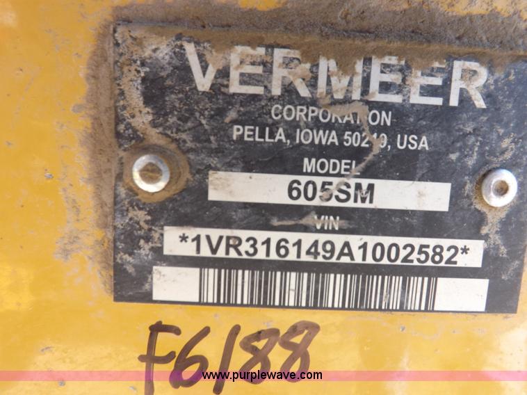 image for item F6188 Vermeer 605 Super M baler