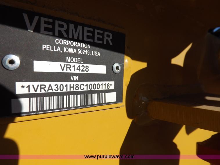 image for item F6191 Vermeer VR1428 wheel rake