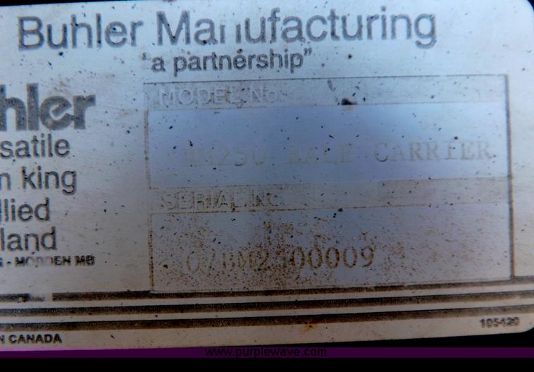 image for item F6193 Buhler 2500 accumulator