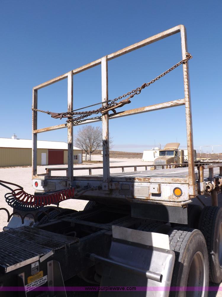 image for item F6216 1991 Transcraft 55'9" flatbed trailer
