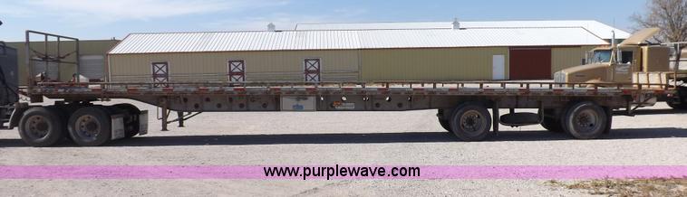 image for item F6216 1991 Transcraft 55'9" flatbed trailer