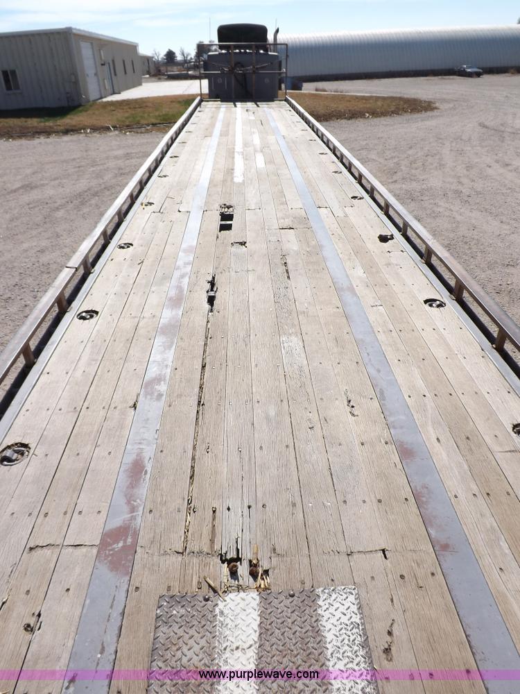 image for item F6216 1991 Transcraft 55'9" flatbed trailer