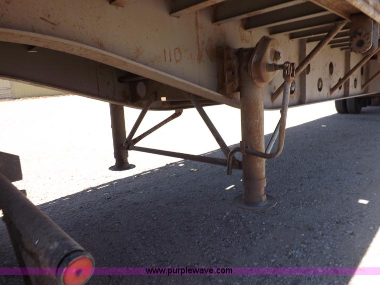 image for item F6216 1991 Transcraft 55'9" flatbed trailer