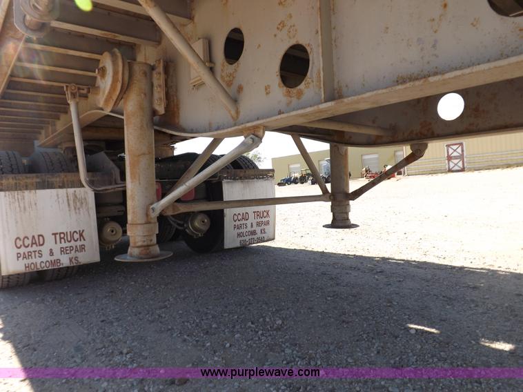 image for item F6216 1991 Transcraft 55'9" flatbed trailer
