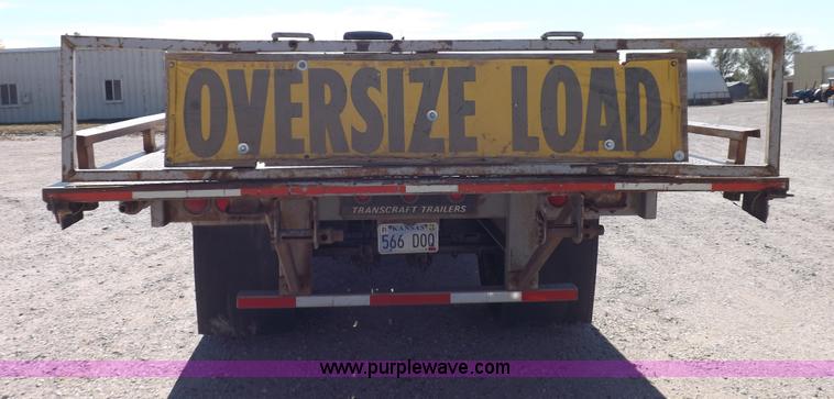 image for item F6216 1991 Transcraft 55'9" flatbed trailer