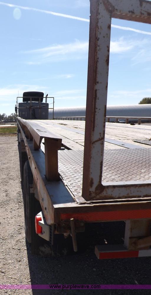 image for item F6216 1991 Transcraft 55'9" flatbed trailer